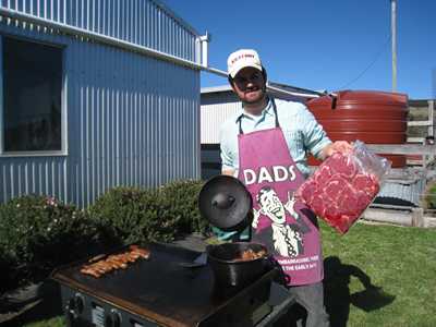 Matt Dodd with Benoak Steaks